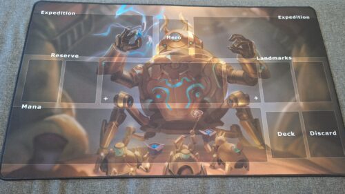 Click to view full screen 1 Player Custom Playmat photo review