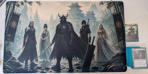 Click to view full screen 1 Player Custom Playmat photo review