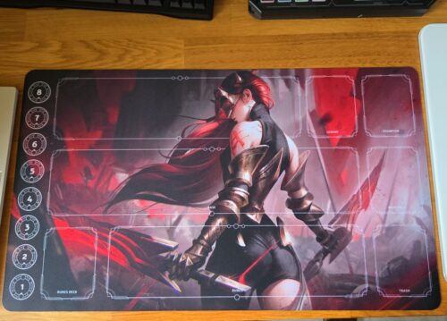 Click to view full screen 1 Player Custom Playmat photo review