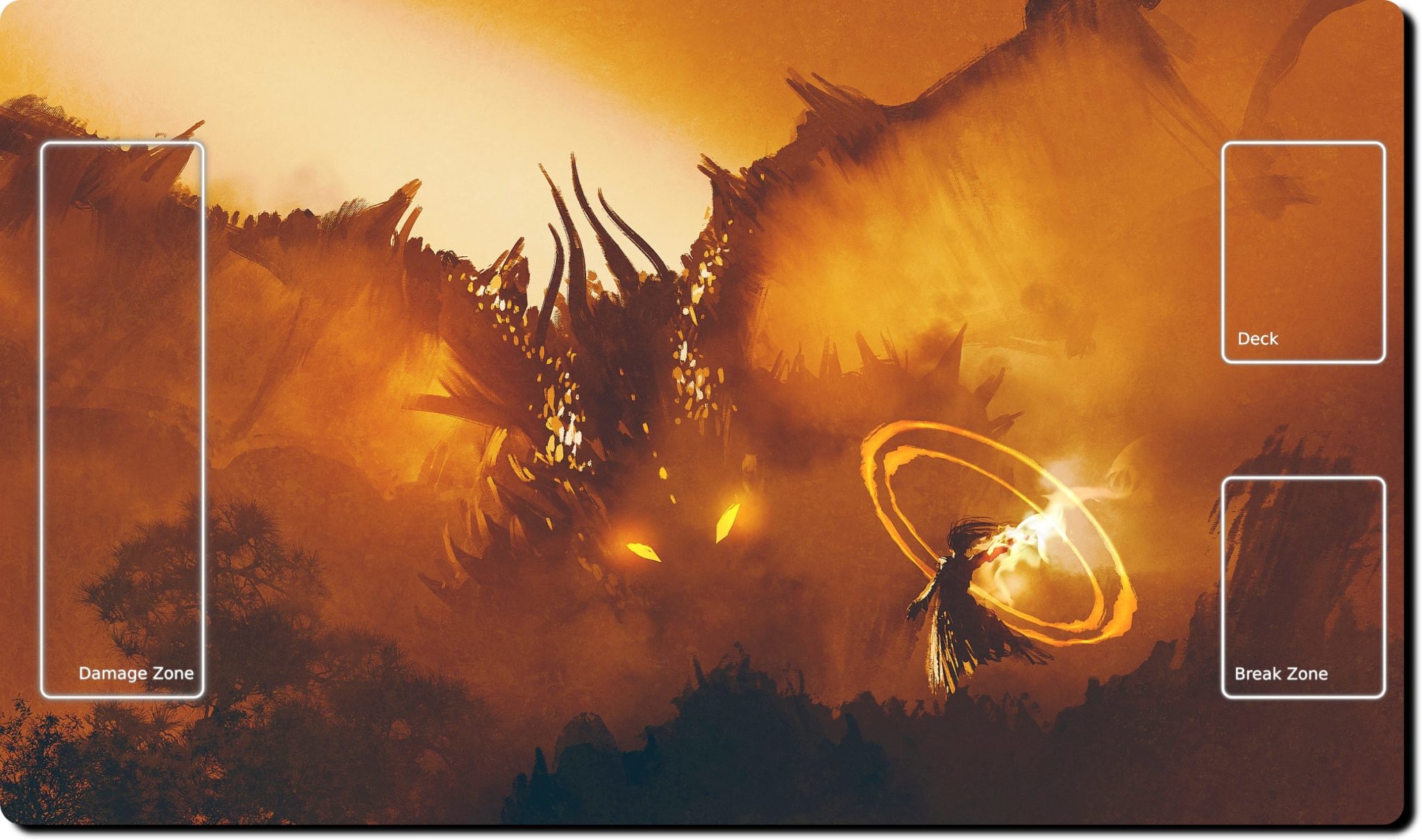 Playmat Dragon Summoning Custom Playmat